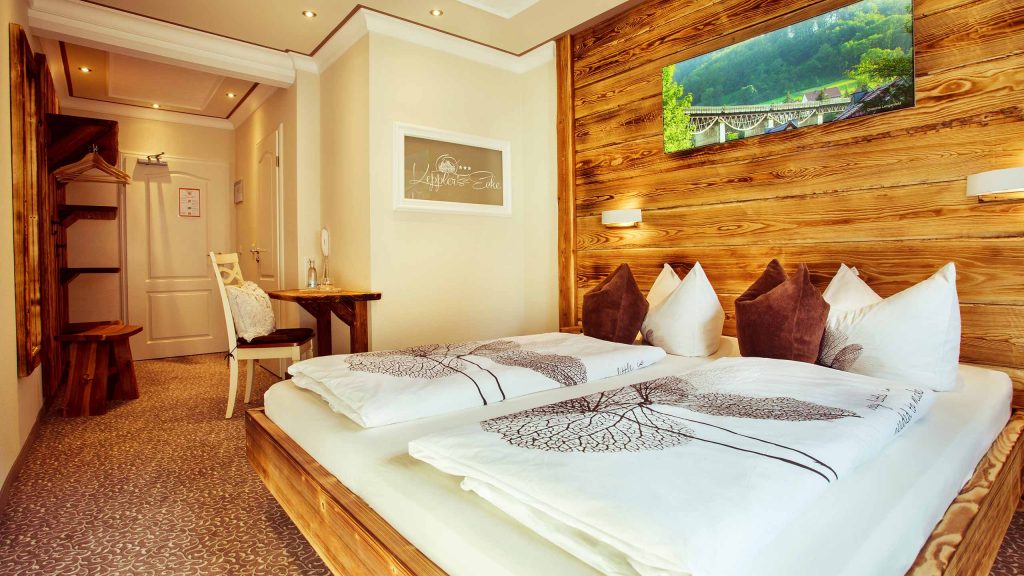 Hotel Keppler´s Ecke - Hotelzimmer mit Doppelbett