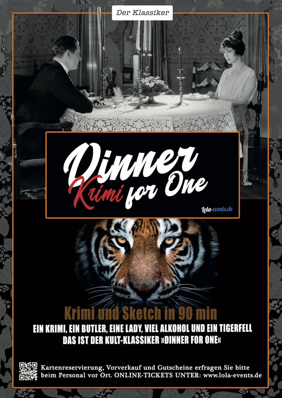 Hotel Keppler´s Ecke - Dinner-Show "Dinner for One"